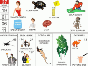 Buku Mimpi 2D Bergambar Lengkap Erek Erek 00 - 99