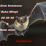 Erek Erek Kelelawar Di Buku Mimpi 2D 3D 4D Dan Kode Alam